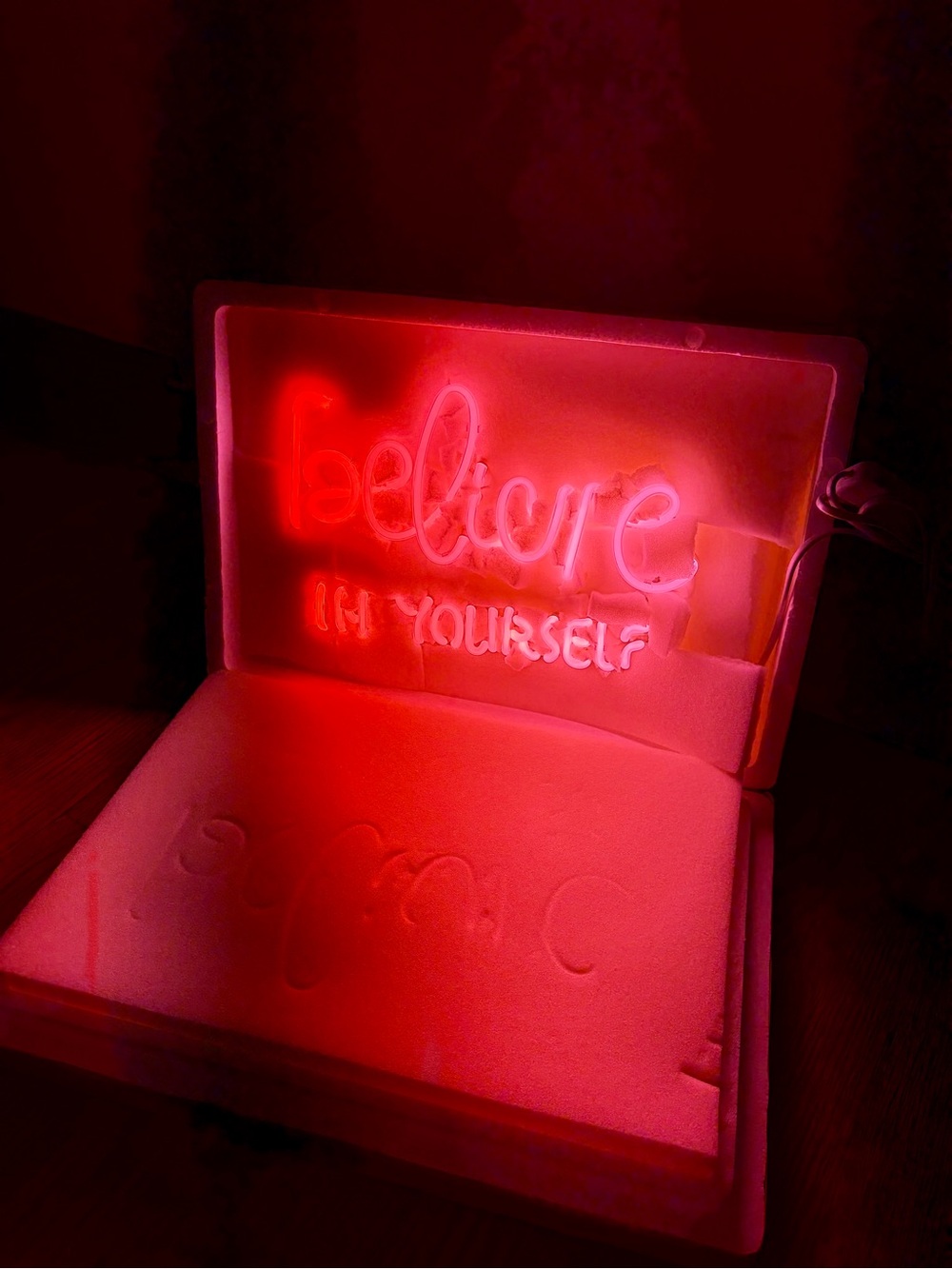 ‘Believe In Yourself’ NEON Sign - Pink
